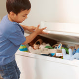 Wooden Toy Chest (White) O6
