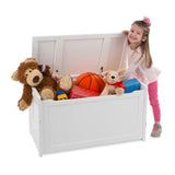 Wooden Toy Chest (White) U4