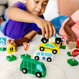 Wooden Vehicles and Traffic Signs N8