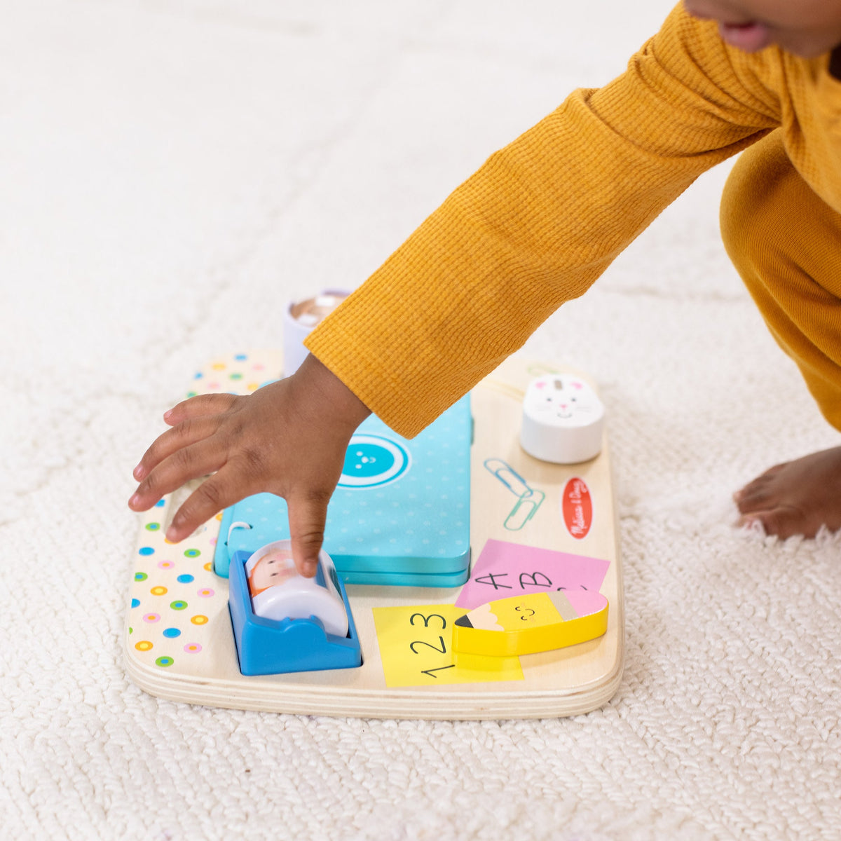 Wooden Work & Play Desktop Activity Board H1