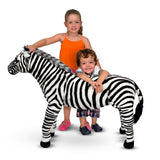 Zebra Lifelike Plush Stuffed Animal B2