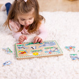 Zoo Animals Sound Puzzle - 8 Pieces C3