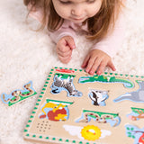 Zoo Animals Sound Puzzle - 8 Pieces C3
